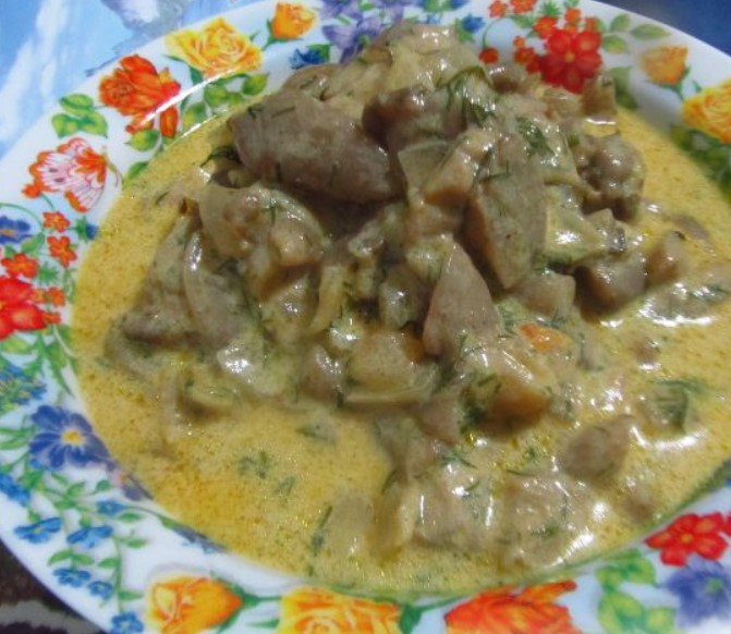 Oyster Mushrooms in Indian Sauce