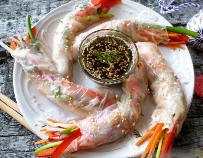 Spring Rolls With Vegetables