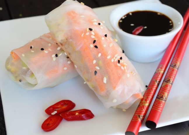 Spring Rolls With Turkey step 8