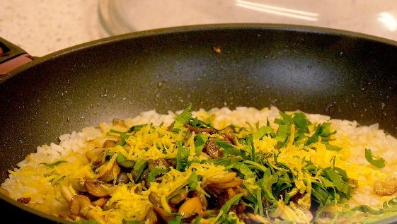 Citrus Rice With Mushrooms step 8