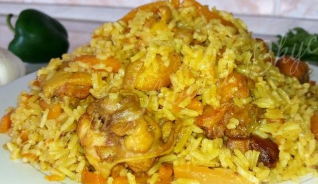 Loose Pilaf With Chicken