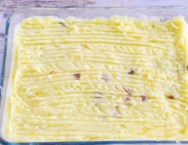 Potato Casserole with Minced Meat and Mushrooms step 11