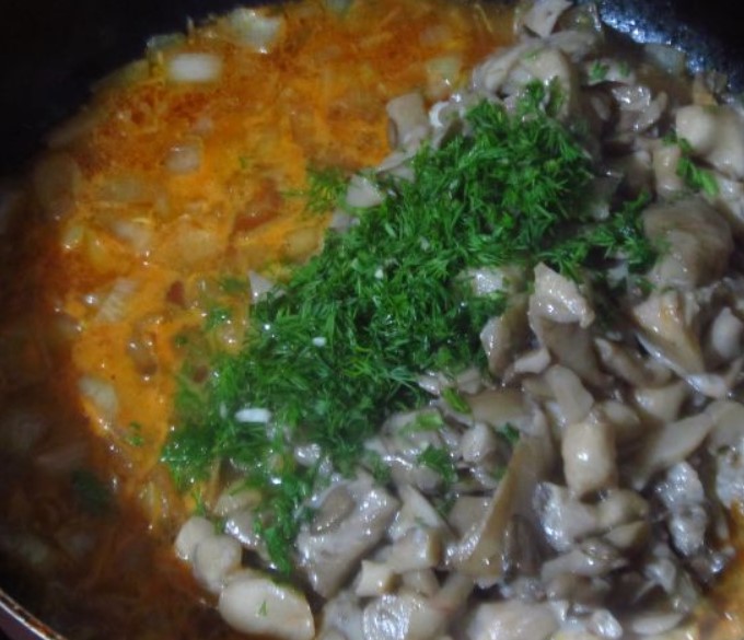 Oyster Mushrooms in Indian Sauce step 6