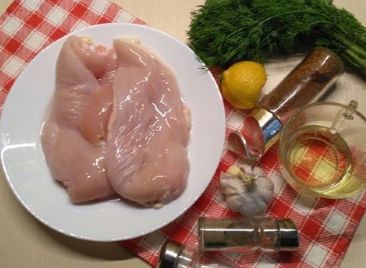 Chicken Chops in Lemon Juice step 1