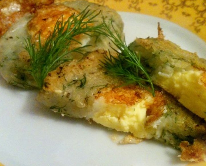 Potato Pancakes with Fried Quail Eggs