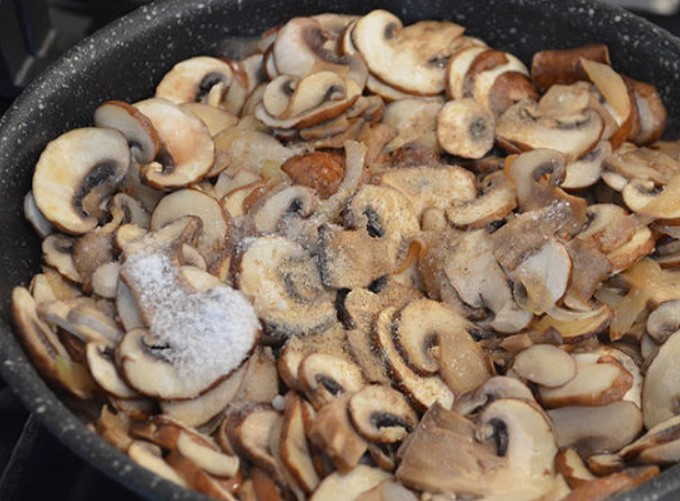 Potato Casserole with Mushrooms and Cheese step 3
