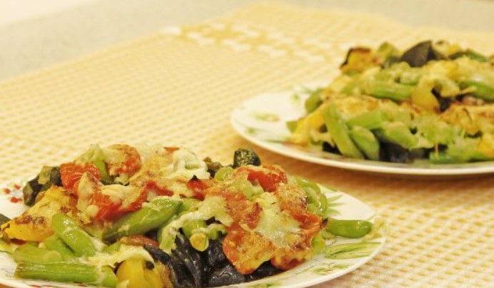 Green Beans with Mushrooms
