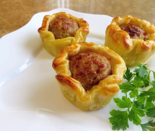 Meatballs in Potato Dough