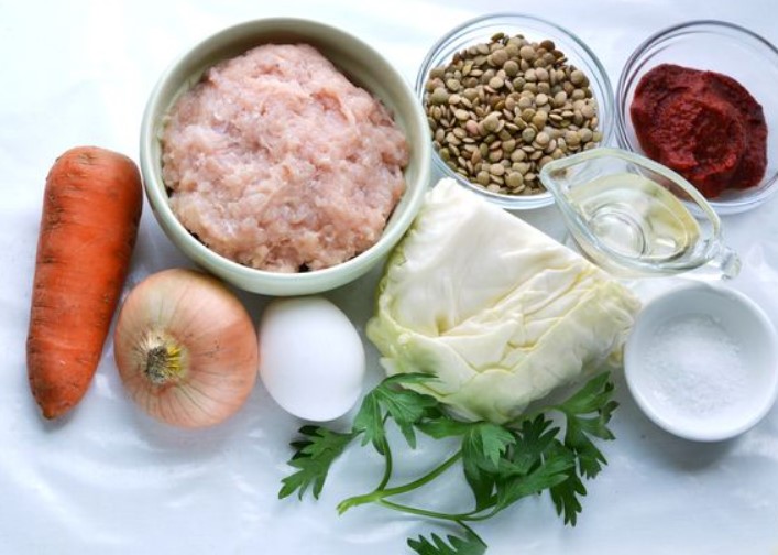 Lazy Stuffed Cabbage Rolls with Lentils (in the Oven) step 1