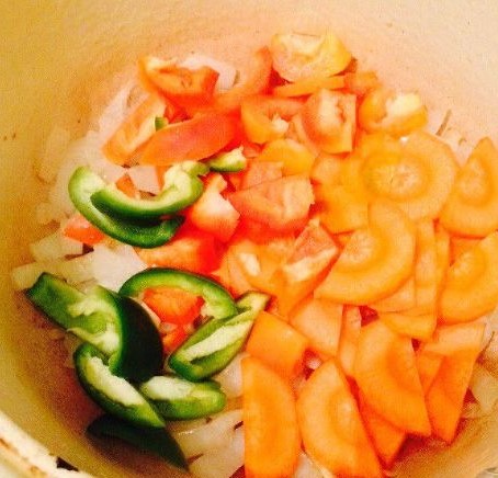 Rice With Vegetables step 3