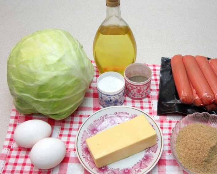 Lazy Stuffed Cabbage Rolls with Sausages and Cheese step 1