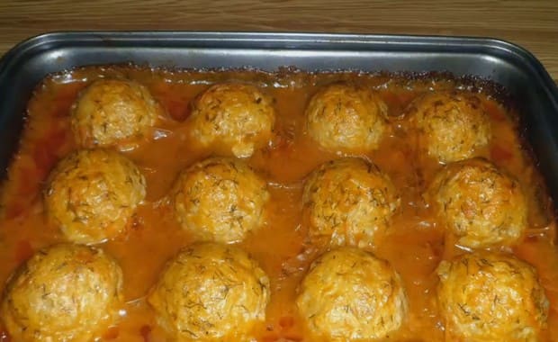 Homemade Meatballs with Rice (in the oven) step 3