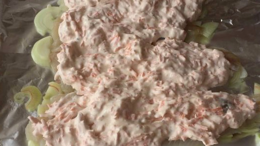Fish Baked in Sour Cream with Carrots step 3