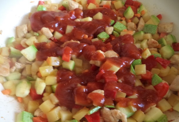 Chicken in Vegetable Stew step 9