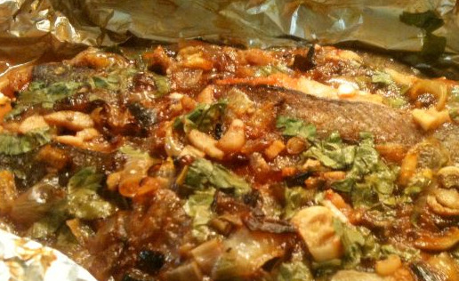 Fish Baked in Tomato Sauce