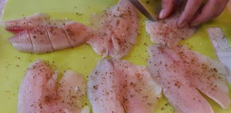 Baked Fish with Potatoes step 1
