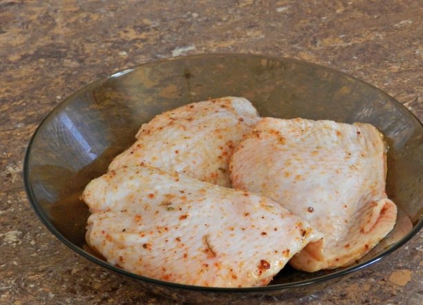 Baked Chicken With Pumpkin and Pepper step 2