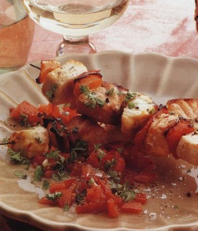 Sea Fish Kebabs