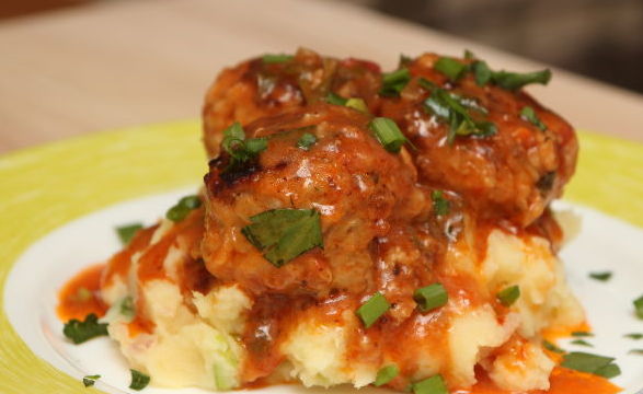 Meatballs with Gravy (no Rice) step 6