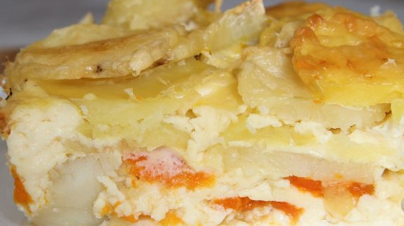Casserole with Fish and Potatoes