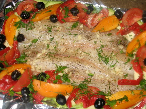 Fish Baked with Vegetables step 4