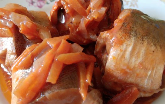 Stewed Fish in Tomato Sauce