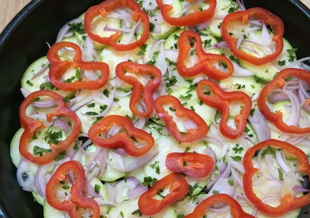 Zucchini Baked with Bell Pepper step 10
