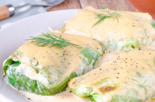 Cabbage Rolls with Fish
