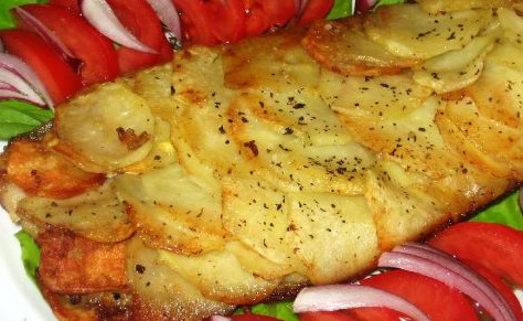 Fish in Potato Scales