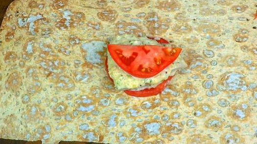 Fish Baked in Pita Bread with Tomatoes step 10