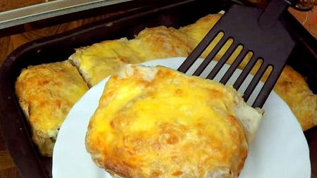 Fish Baked in Pita Bread with Tomatoes
