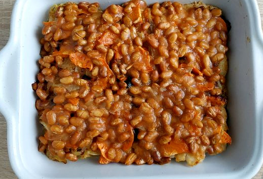 Fish Baked with Vegetables and Canned Beans step 12