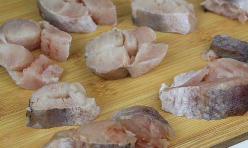 Fish Fried in Proteins step 1