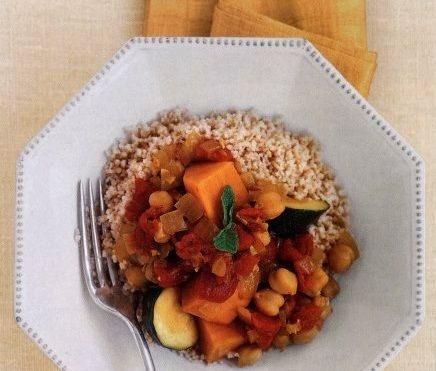 Vegetable Stew with Chickpeas and Sweet Potatoes