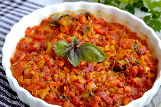 Fish Baked with Sweet Pepper and Tomato Sauce step 15