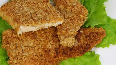 Fried Fish in Oatmeal Breading