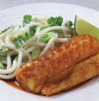 Teriyaki Fish with Noodles
