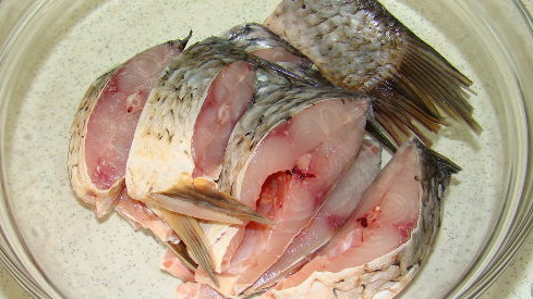 Fried Fish with Vegetables step 1