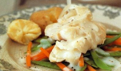 Fish Stewed with Onions