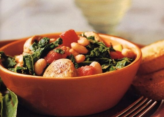 Quick Stew with Sausage and Beans