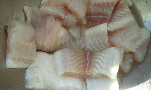 Fried Fish with Vegetable Marinade step 1