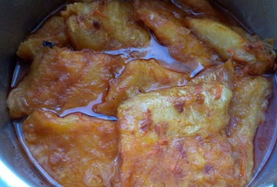 Fried Fish with Vegetable Marinade step 9