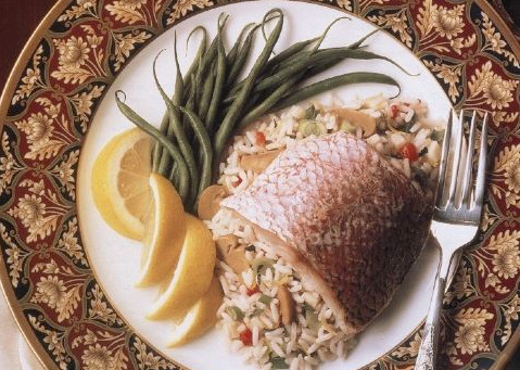 Rice Baked with Fish