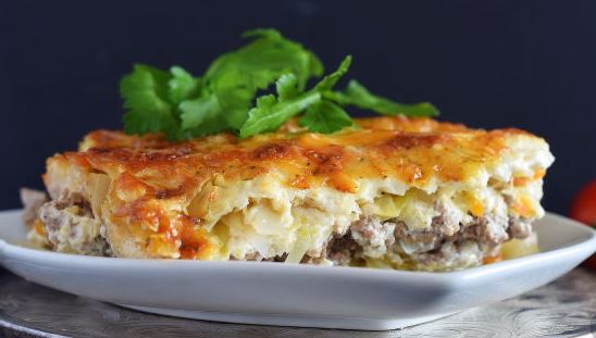 Cabbage Casserole with Minced Meat