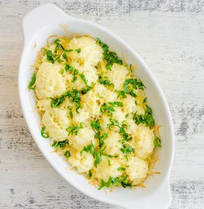 Cauliflower Baked in Sour Cream-Garlic Sauce with Cheese step 10