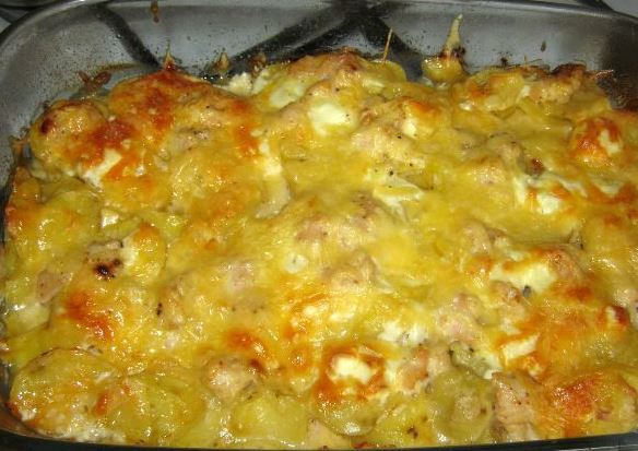 Chicken and Potato Casserole