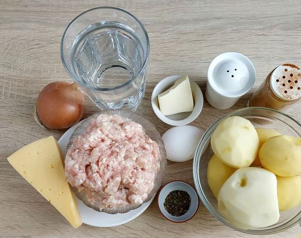 Chicken Cutlets in Potato Nests step 1