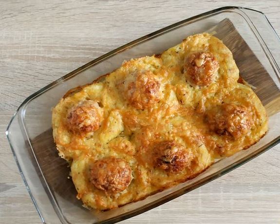 Chicken Cutlets in Potato Nests step 17