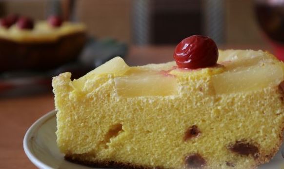 Curd Casserole with Pineapple