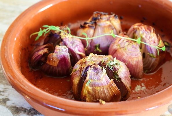 Baked Red Onion